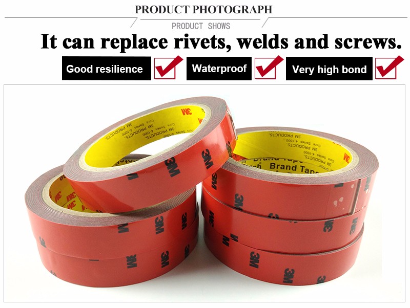 3M Tape Cp5112 Foam Double-sided Adhesive for Automotive Interior Battery Box Metal Bonding Sealing Waterproof Double-Sided