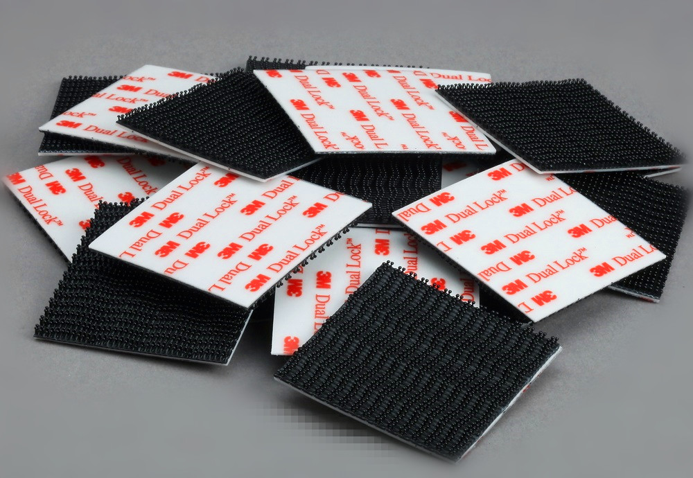 For SJ3551 Double Sided Acrylic Die Cut Waterproof Warning 1 Inch Wide Reclosable Self Locking Hook and for Tape