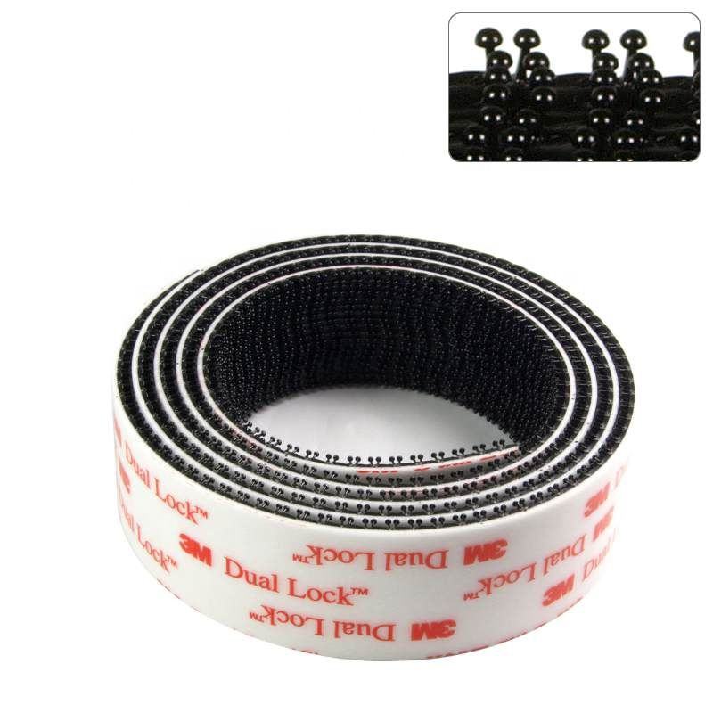 For SJ3551 Double Sided Acrylic Die Cut Waterproof Warning 1 Inch Wide Reclosable Self Locking Hook and for Tape
