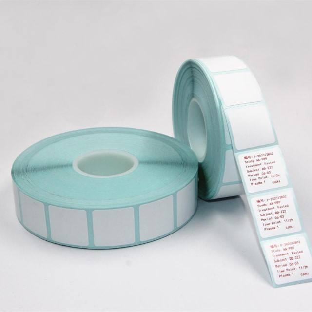 Waterproof Low-Temperature Label for Medical