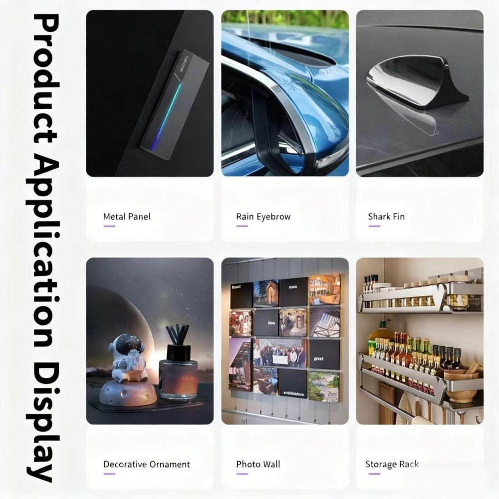 3M 4229P Dark Gray Acrylic Foam Tape for Automotive Exterior Attachment