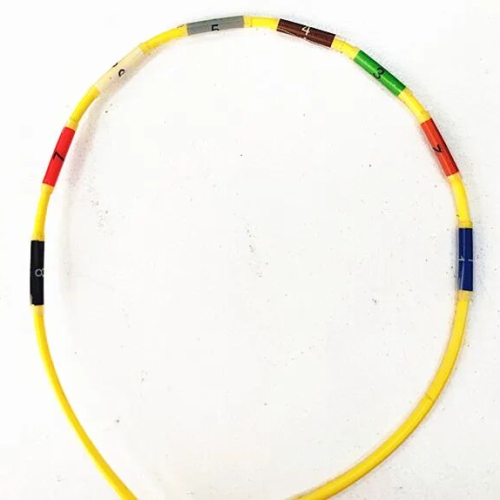 Ultra-thin adhesive labels for fiber optic cables, compatible with 1.6–2.0 mm outer diameter