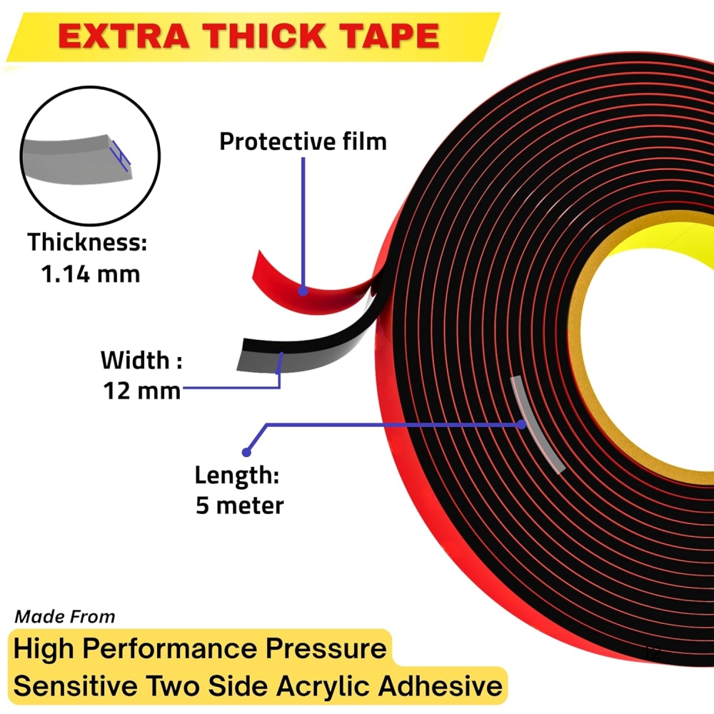 3M™ Acrylic Plus Tape PT1100  Extra Strong Double-Sided Automotive Acrylic Foam Tape