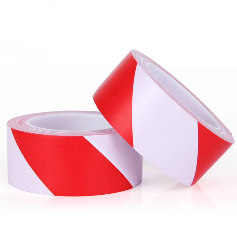 50mm*33m Striped Hazard Warning PVC Floor Marking Tape Industrial Tape