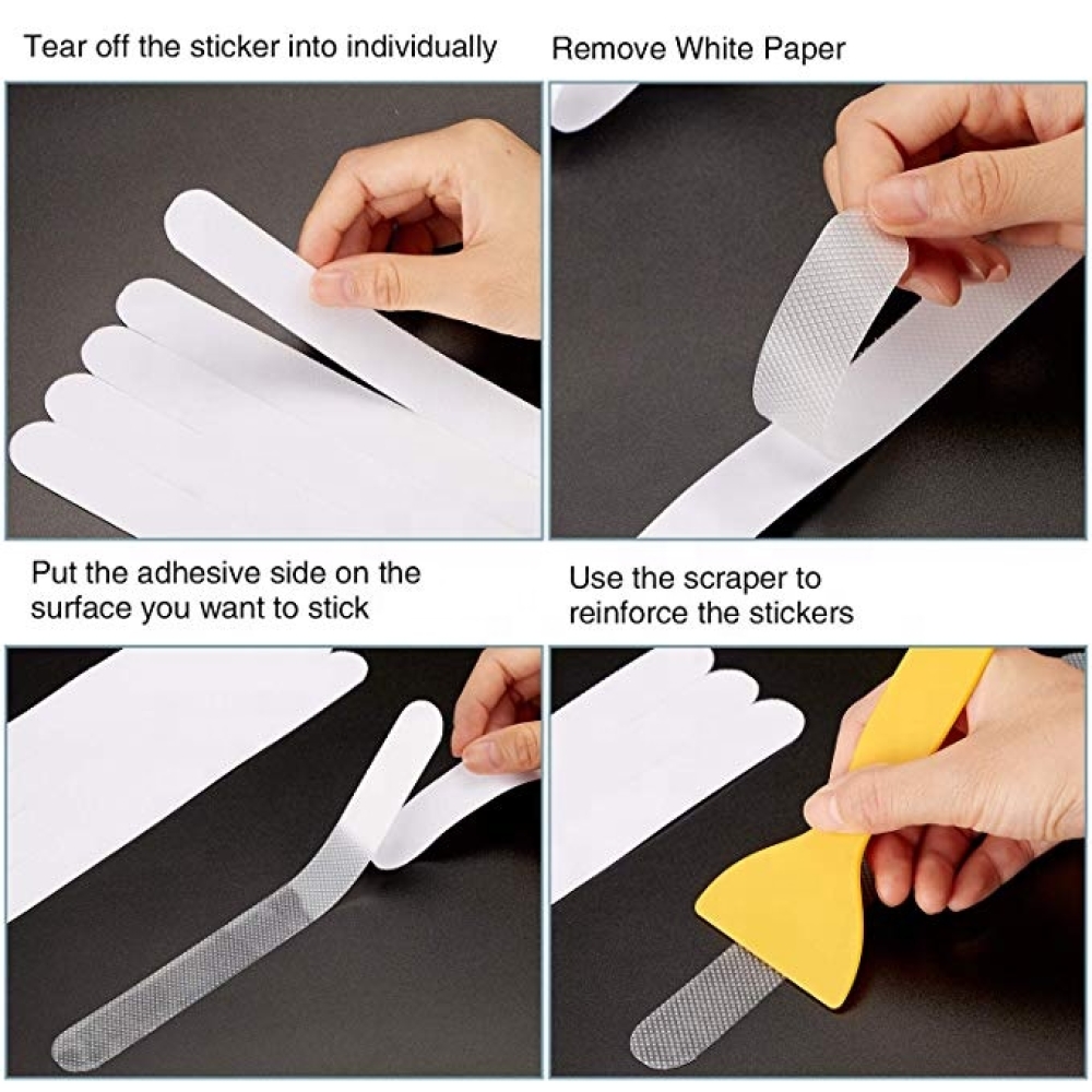 Transparent Anti-Slip Tape No Slip Clear Tape for Shower Bathroom
