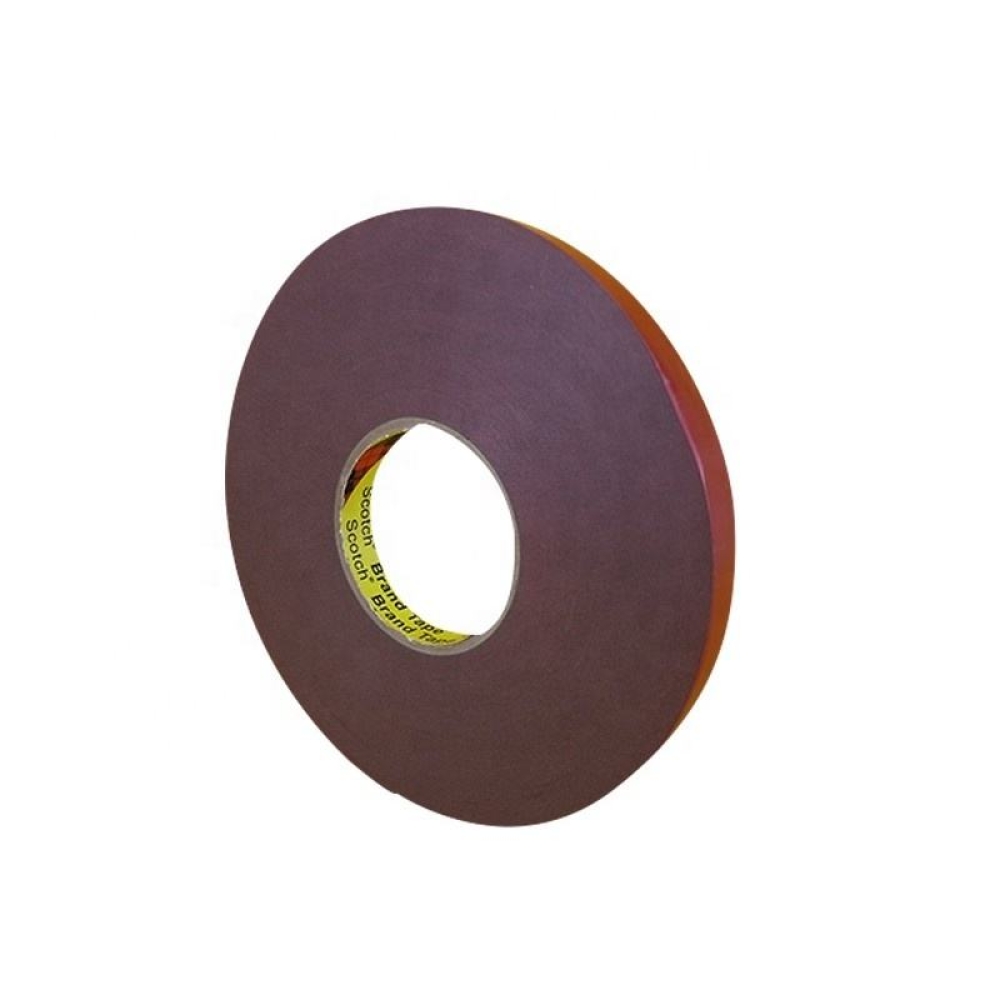 3M GT7125 Automotive Acrylic Foam Tape,Grey ,2.5mm Thickness with Red PE Liner