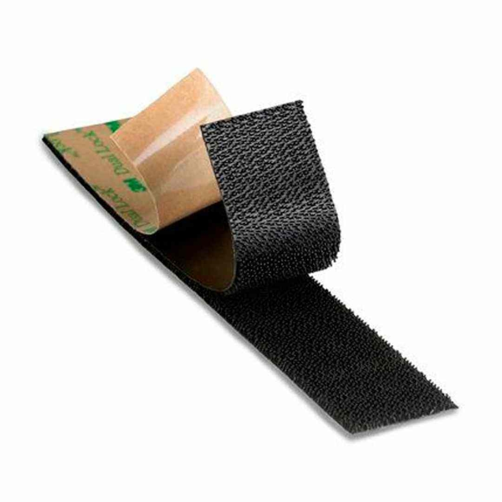 Black Self-Adhesive Eco-Friendly Low Profile Dual Lock Reclosable Fastener 3M SJ4575 1inx50yd