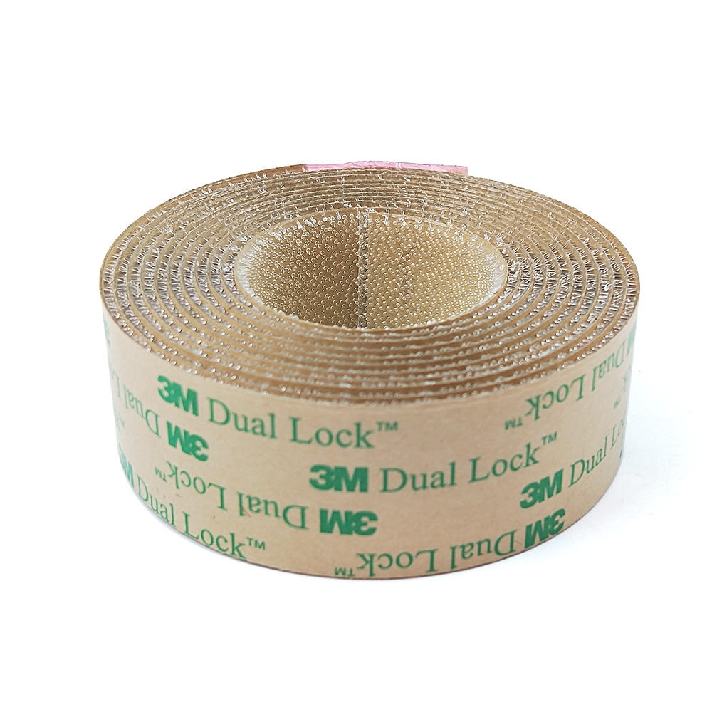 3M SJ4570 Dual Lock Low Profile Reclosable Fastener Elastic Self-Adhesive Eco-Friendly Clear Adhesive 1inx50yd