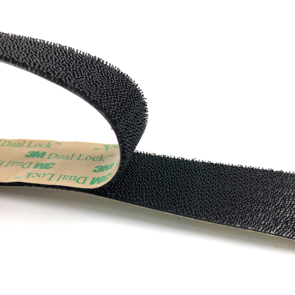 Black Self-Adhesive Eco-Friendly Low Profile Dual Lock Reclosable Fastener 3M SJ4575 1inx50yd