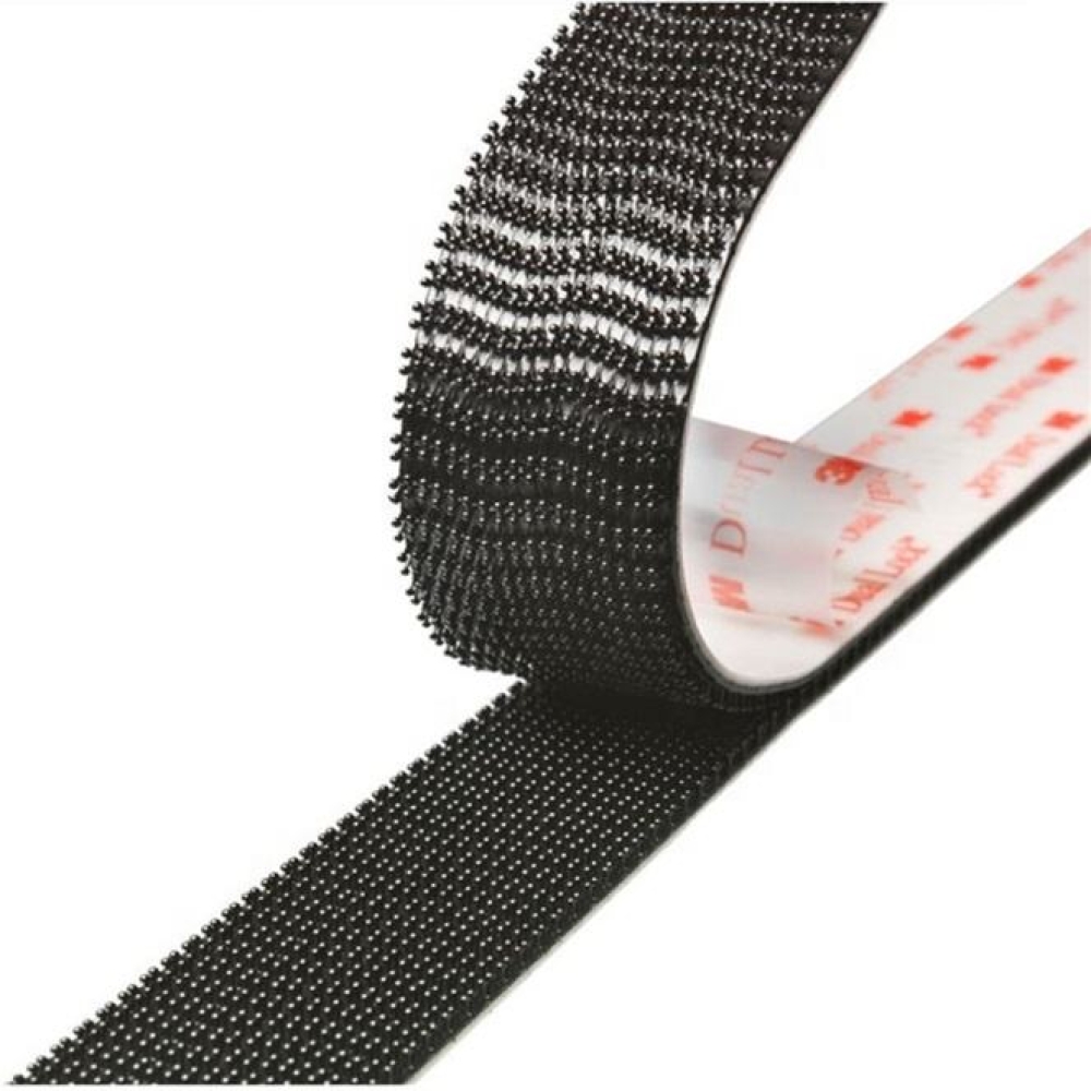 SJ3551 Double Sided Acrylic Die Cut Waterproof Warning 1 Inch Wide Reclosable Self Locking Hook and for Tape