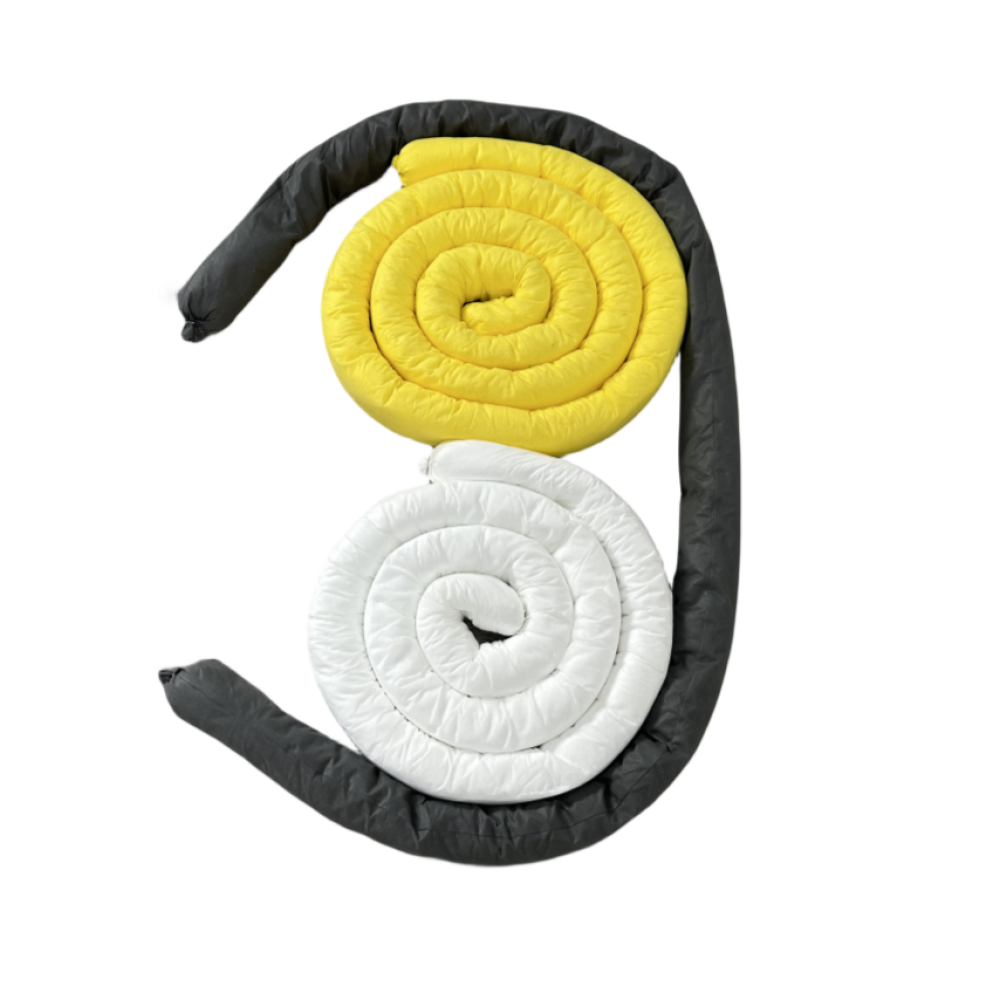 Industrial Control White Grey Yellow Anti-Spill Eco Friendly Oil Absorbent Sock