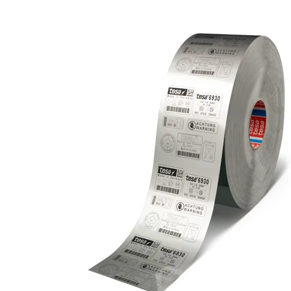 High-tack oil-resistant labels