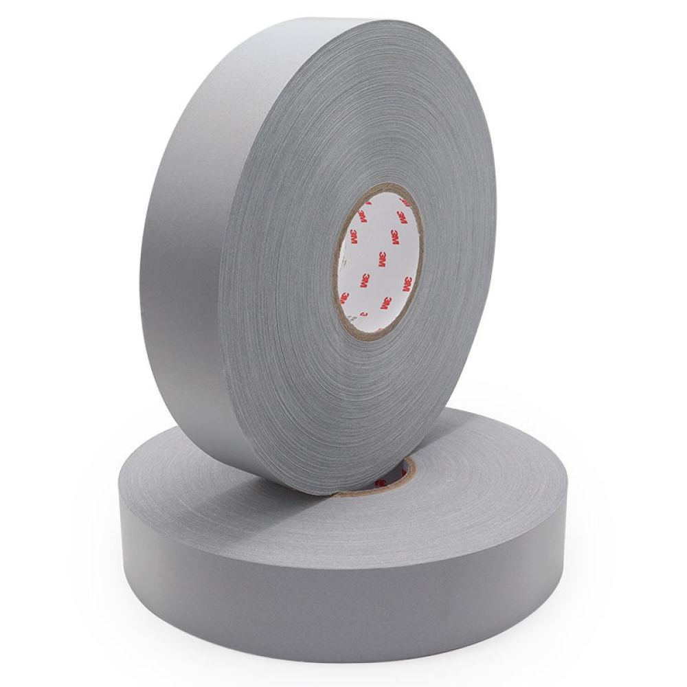 100% Original 3M 8910 High Light Silver Reflective Fabric Tape Printable Warning Tape Clothes Single Acrylic Made Polyester