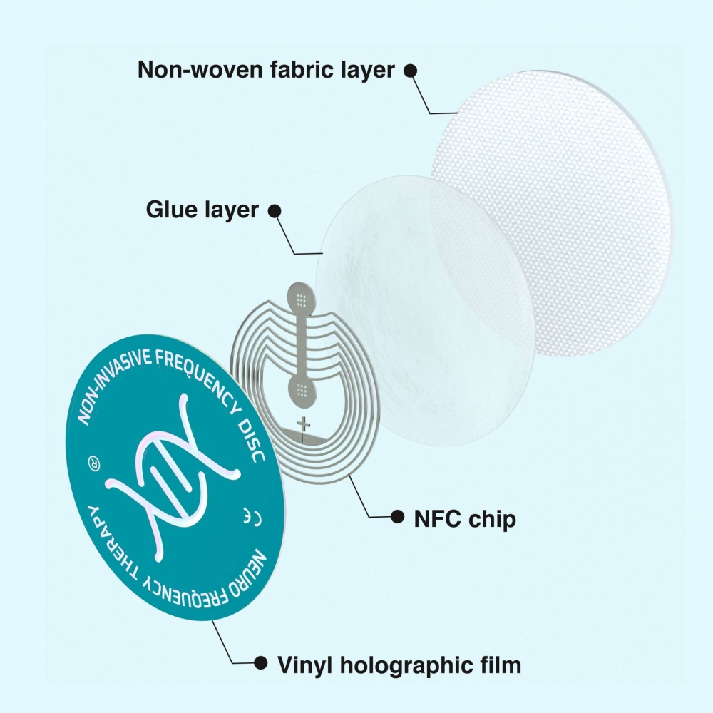 Embedded RFID Anti-Metal Ferrite NFC Sticker Tag