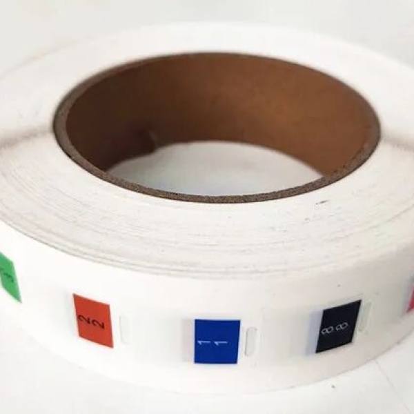 Ultra-thin adhesive labels for fiber optic cables, compatible with 1.6–2.0 mm outer diameter