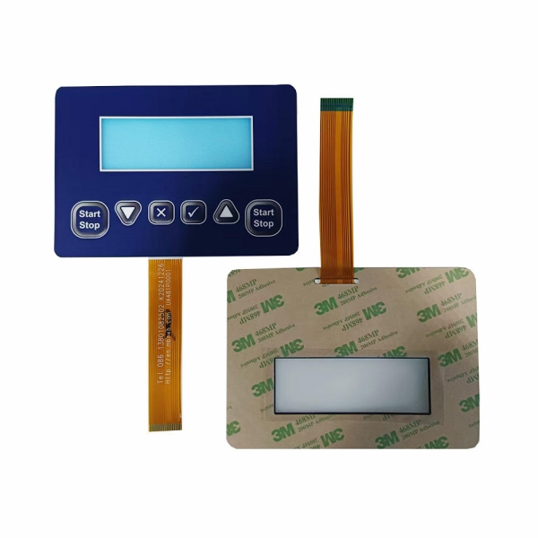 Membrane Switch LED Illuminated Numeric Keypads with 3M Adhesive Backing for Control Panel